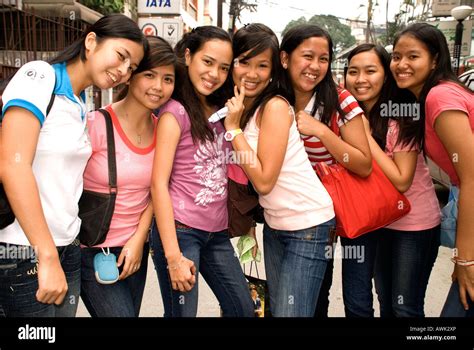 Teenage girl philippines Stock Photos and Images